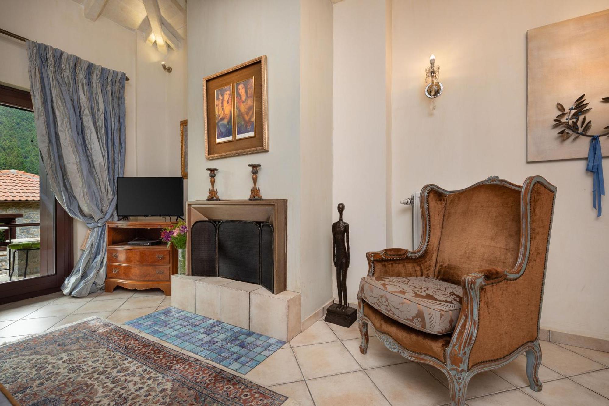 Ostra Menalon Luxury Suites Kardharás Pokój zdjęcie
